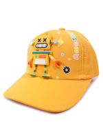 Czapka z daszkiem bejsbolówka dziecięca unisex robot żółta 50-54 YOCLUB