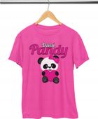 KOSZULKA DZIECIĘCA T-SHIRT - DZIEŃ PANDY SŁODKA PANDA - L 146-152