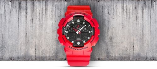 zegarek męski casio g-shock ga-100b-4aer + box na Arena.pl