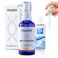 Witamina D3 w płynie suplement krople odporność NAJSZYBCIEJ PRZYSWAJALNA