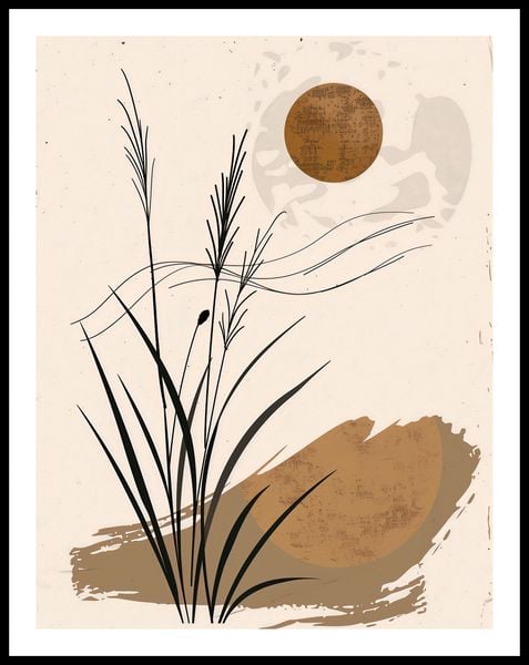 Plakat 50x65cm Zachód Pustyni zdjęcie 3