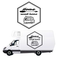 NAKLEJKA NA BOK AUTA KAMPER przyczepę kempingową camper auto samochód 70cm