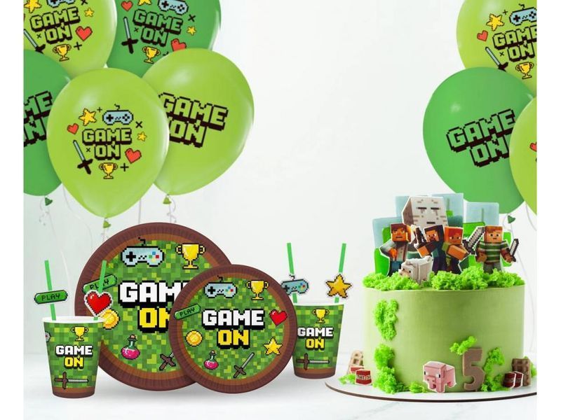 Talerzyki, Game On, 18 cm, 6 szt. zdjęcie 2