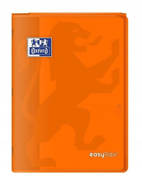 Zeszyt z okładką PP A4 60 kartek w kratkę OXFORD Easybook ZESTAW 8 kolorów zdjęcie 2