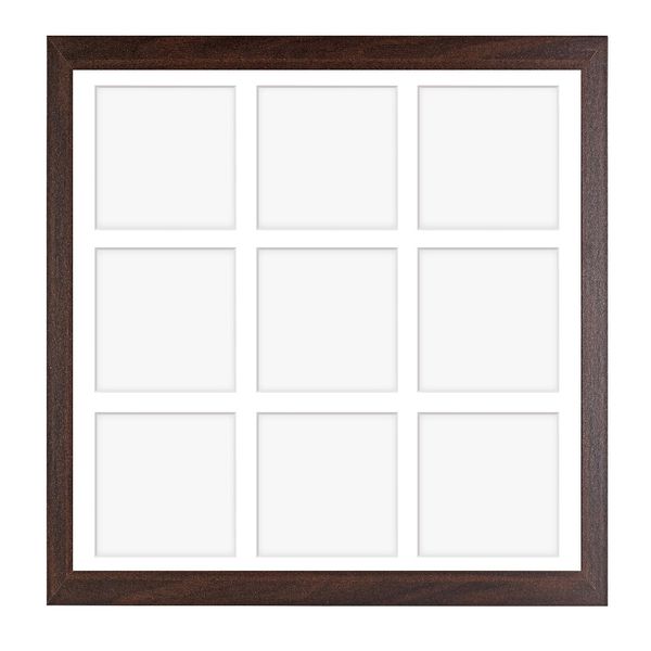Ramka na 9 zdjęć Hekla 40x40x9 MDF galeria brązowy 1szt. zdjęcie 2