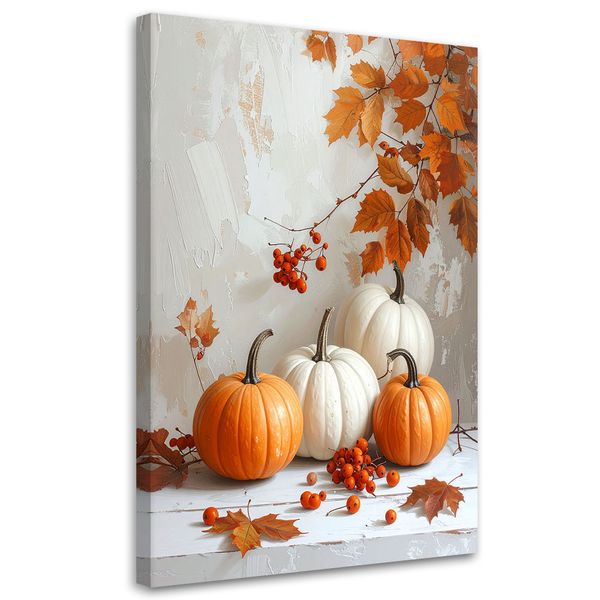 Obraz na płótnie do salonu, Jesienna kompozycja z zdjęcie 1