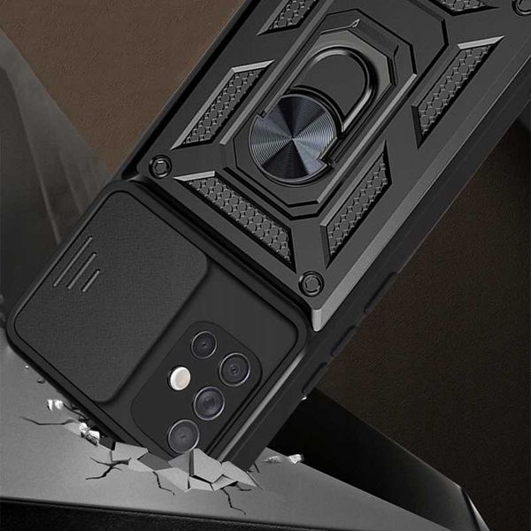 Spacecase Camring Galaxy A71 Black zdjęcie 3