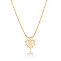 naszyjnik z sercem, kolekcja z kolekcji bella (c23/zwe/42/1au)