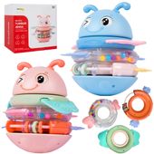 Grzechotka Gryzak Zabawka Piramidka Jenga Gra Dźwięk Muzyka