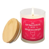 Zapal, gdy masz ochotę na coś niegrzecznego - świeczka zapachowa waniliowa