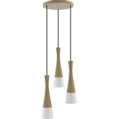 Lampa wisząca dąb Vegas2 zwis 3pł (plafon)