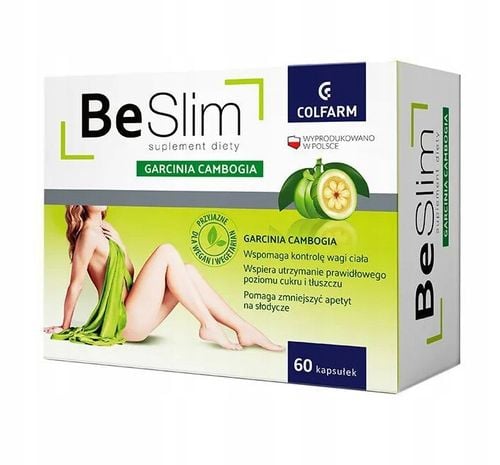 Colfarm BE SLIM garcinia cambogia 60 kapsułek na Arena.pl