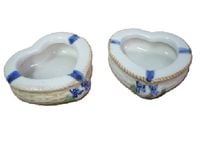 popielniczka ceramiczna 8,5 x 8 x 1,5 cm - 2 sztuki