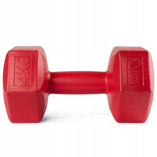 HANTLE BITUMICZNE 2x4KG HANTELKI HEXAGONALNE CIĘŻARKI DO ĆWICZEŃ FITNESS na Arena.pl