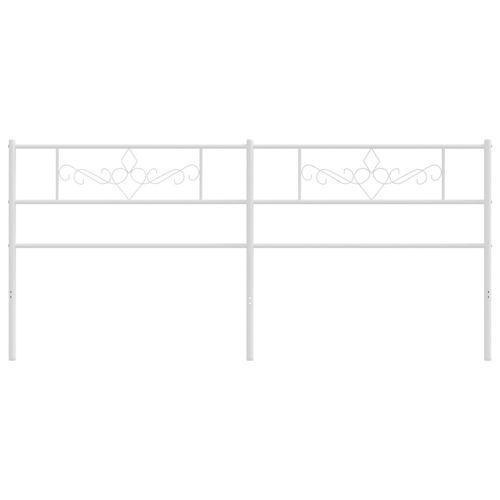 Metalowe wezgłowie, białe, 180 cm na Arena.pl
