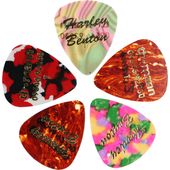 Kostki gitarowe piórko do gitary 0,50 mm Harley Benton Thin 5 szt ZESTAW