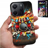 ETUI DO XIAOMI NOTE 14 4G - ROCK PERKUSJA BĘBNY ROCK & ROLL + FOLIA