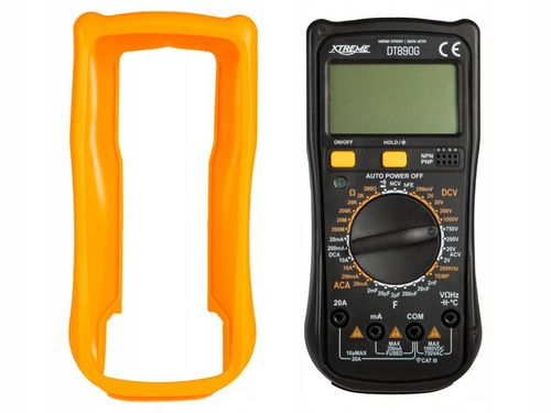 MULTIMETR MIERNIK CYFROWY PRĄDU LCD TEMPERATURY 6F22ND UNIWERSALNY TESTER na Arena.pl