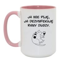 Duży Biało-Różowy 450 ml