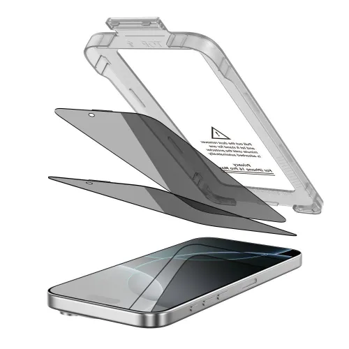 szkło prywatyzujące tech-protect quick set spy+ 2-pack na iphone 16 pro max na Arena.pl
