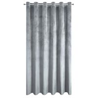Zasłona gotowa na przelotkach MELANIA 140x250 Eurofirany srebrna