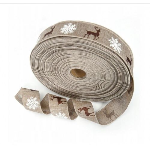 taśma świąteczna na kokardę, wstążka na prezent bożonarodzeniowa na Arena.pl