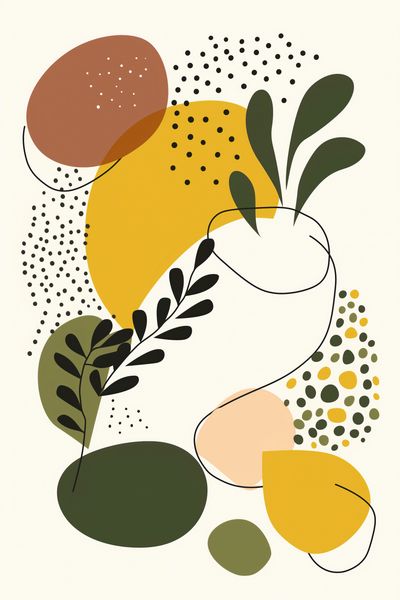 Plakat 61x91,5cm Botaniczne Impresje zdjęcie 1