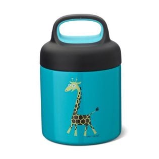 Carl Oscar TEMP Lunch Jar - Termos ze szlachetnej stali nierdzewnej 0.3 L Turquoise - Giraffe