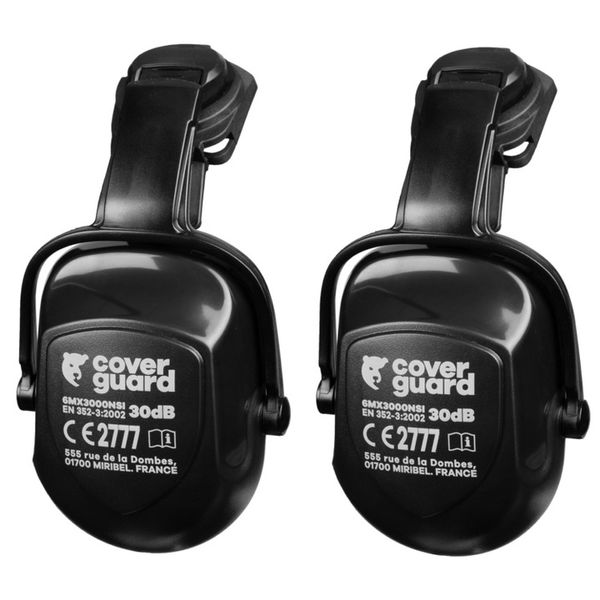 Nauszniki Słuchawki Ochronne Przeciwhałasowe Nahełmowe Coverguard MAX300 zdjęcie 1