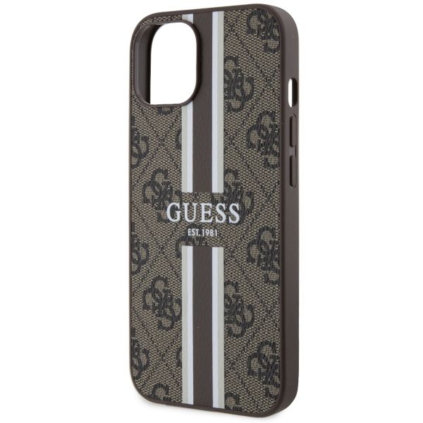 Etui Guess do iPhone 15, iPhone 14, iPhone 13, Brązowy, MagSafe zdjęcie 6