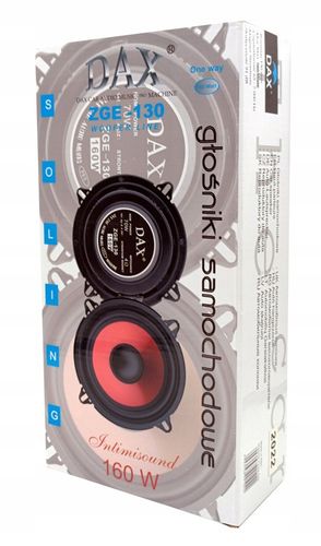MOCNE BASOWE GŁOŚNIKI SAMOCHODOWE 13CM 130MM 160W RENAULT DACIA BMW CITROEN na Arena.pl