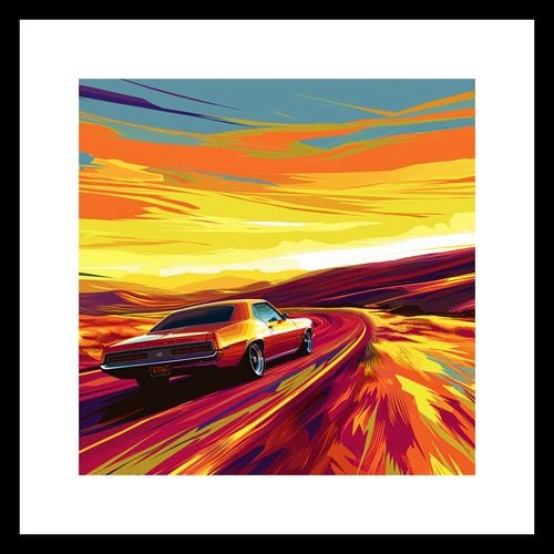 Plakat 30x30cm Pędź Przed Siebie na Arena.pl