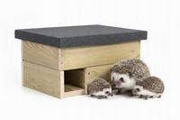 Domek dla JEŻA XXL Drewniany ECO dom legowisko schronienie dla JEŻY