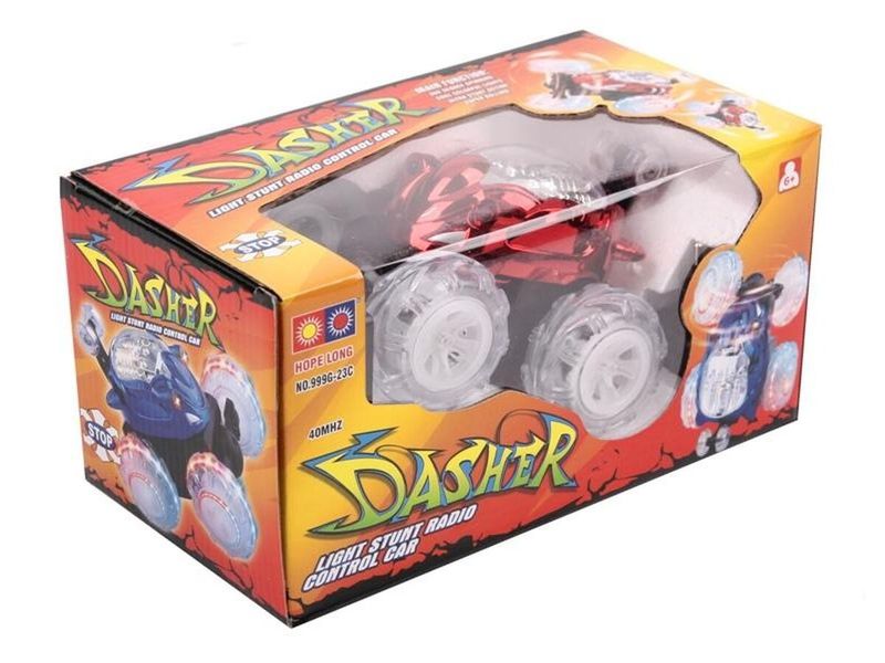 Duży Twister Szalone Autko Dasher CZERWONY zdjęcie 5