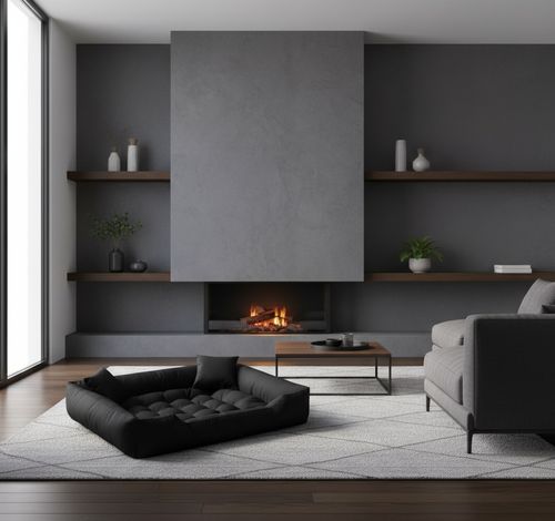 legowisko dla psa kojec ecco 100x75 cm wodoodporne czarne na Arena.pl