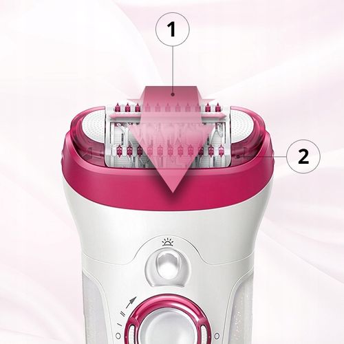 Depilator BRAUN Silk-epil 9 + Depilator do twarzy wąsika brwi - BONUS PACK na Arena.pl