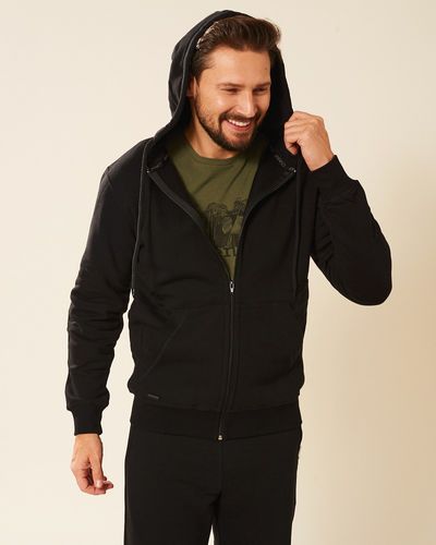 Bluza męska z kapturem czarna Ludwik Rozmiar - S na Arena.pl