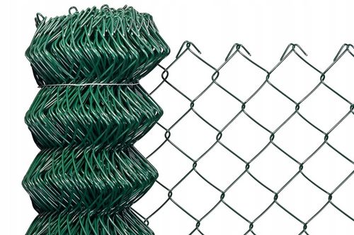 SIATKA OGRODZENIOWA 150 cm OCYNK + PCV ZIELONA drut 3,0 mm rolka 10mb 1,50m na Arena.pl