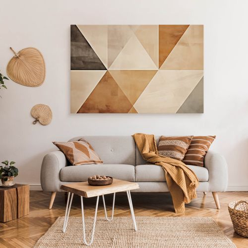 Obraz Canvas Do Salonu Styl Boho Wzór Geometryczny Abstrakcja 40cm x 30cm na Arena.pl