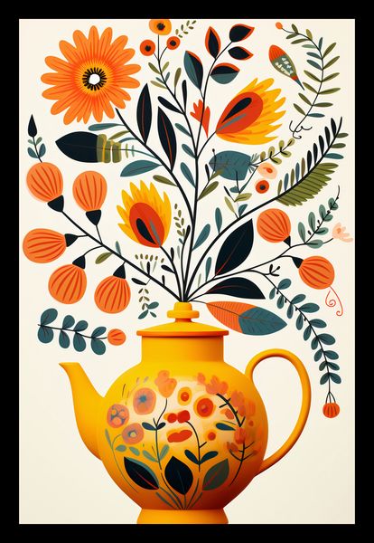 Plakat 20x30cm Bujna Herbata zdjęcie 2