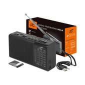 Radio REGA małe AM, FM, SW bateryjne sieciowe LTC LTC2030