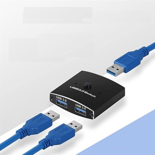 Przełącznik Switch KVM USB Hub 3.0 dwa komputery na Arena.pl