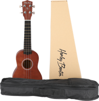 Ukulele sopranowe drewniane Harley Benton UK-11DW Brązowe z Pokrowcem