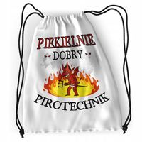 Plecak Dla Pirotechnika Sportowy Szkolny Worek Z Nadrukiem Ze Zdjęciem