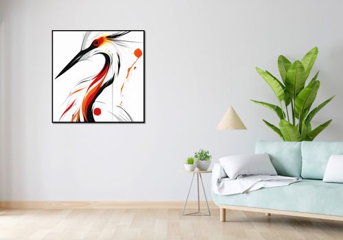 Plakat 90x90cm Bocian na Arena.pl