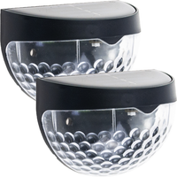 tg71393 lampa solarna led 2szt./kpl latarnia kinkiet ścienny z