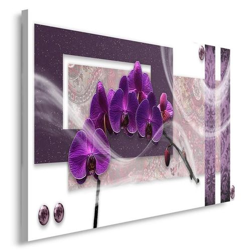 Obraz na płótnie - Canvas, Storczyk purpurowy 40x30 na Arena.pl