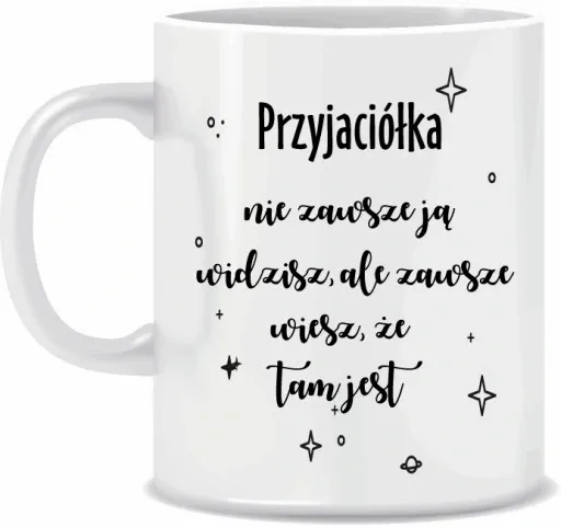 Kubek Przyjaciółki na prezent 330 ml + kartonik zdjęcie 1