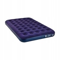 Materac Dwuosobowy Welurowy do Spania Dmuchane Łóżko 191x120x22cm 2 osobowy