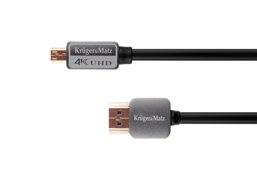 KM0328 Kabel HDMI - micro HDMI wtyk-wtyk (A-D) 3. na Arena.pl